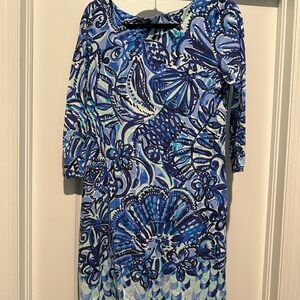 Lilly Pulitzer Hollee Dress in Irish Blue Sz M
